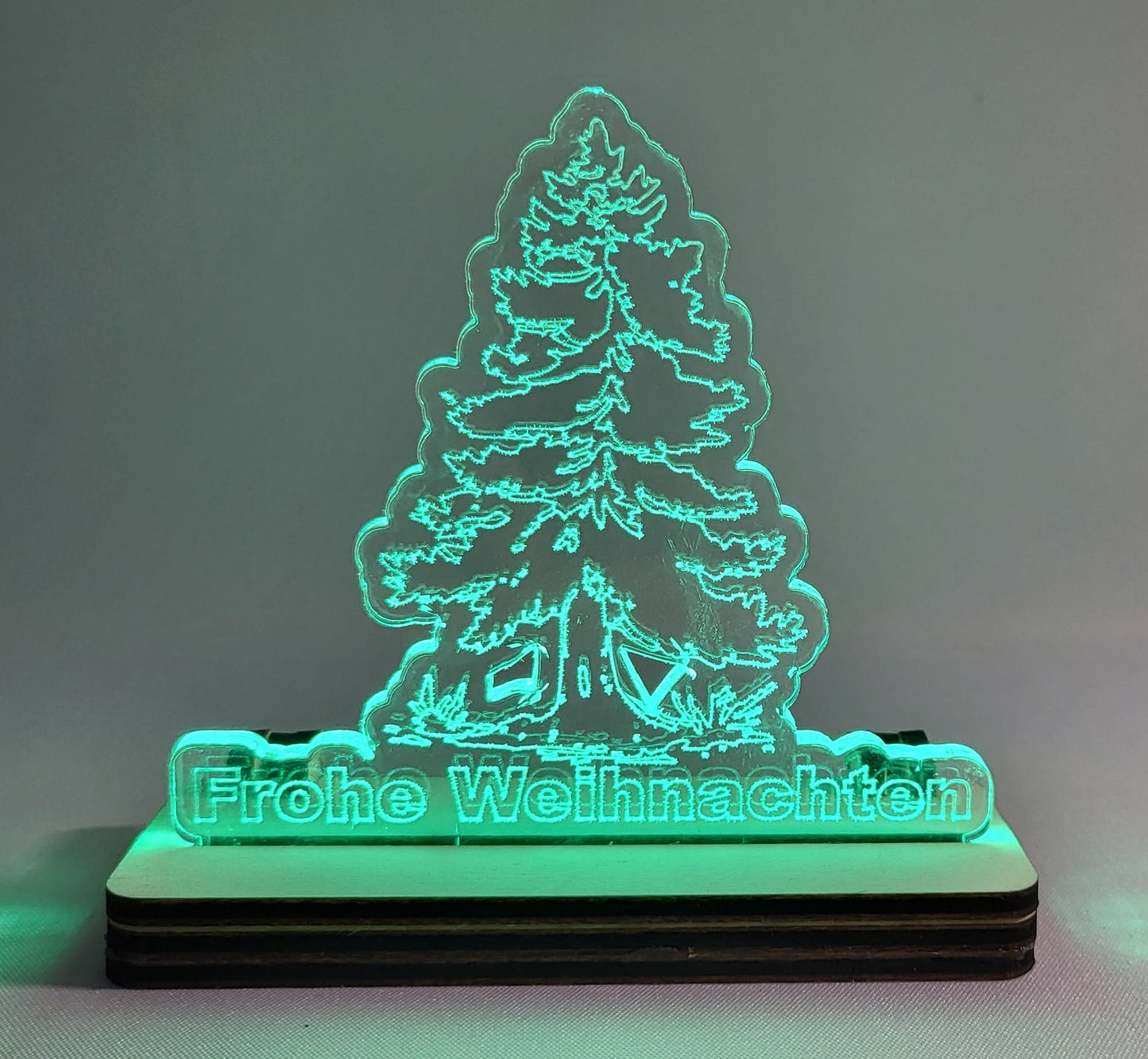 Acryl Tannenbaum mit Led -Personalisierbar- Galerie