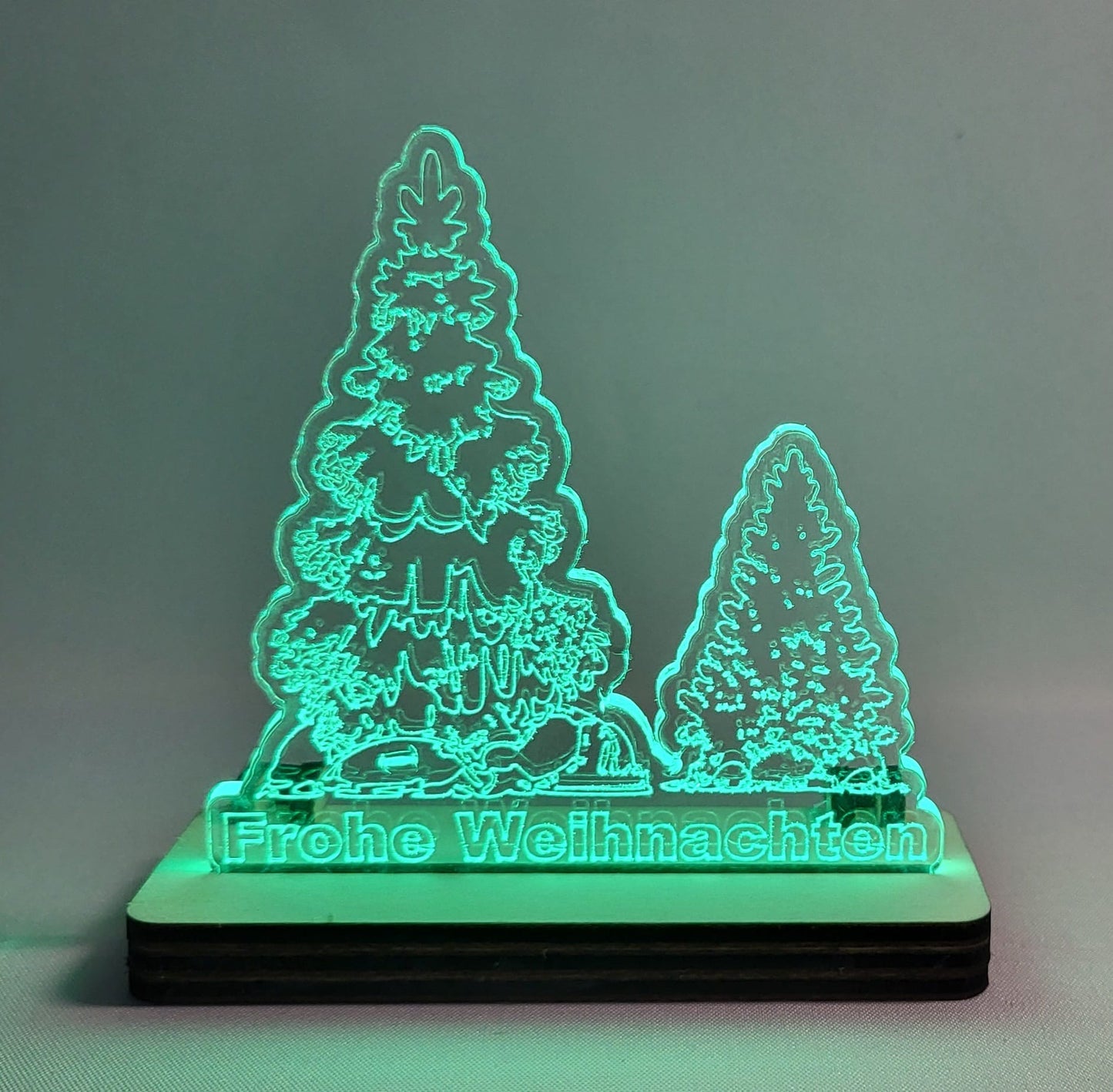Acryl Tannenbaum mit Led -Personalisierbar- Galerie