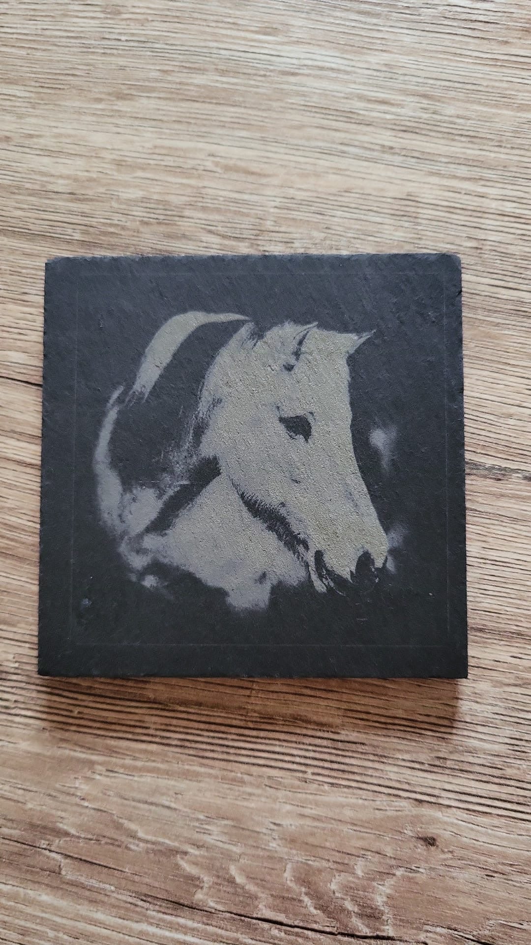 Schiefer Untersetzer mit Ihrem Bild (Beispiel) Galerie