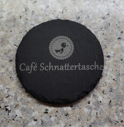 Schiefer Untersetzer mit Ihrem Bild (Beispiel) Galerie