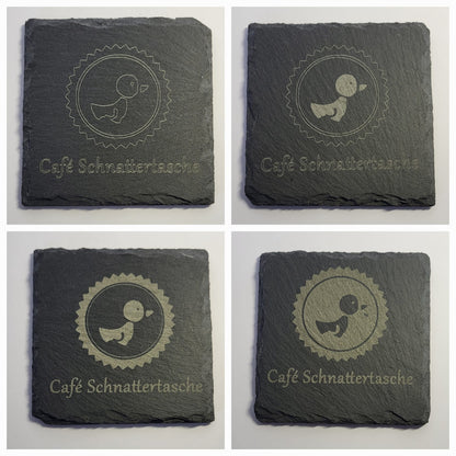 Schiefer Untersetzer mit Ihrem Bild (Beispiel) Galerie