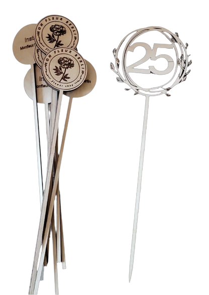 Tortenstecker aus Holz  -Personalisierbar- Galerie