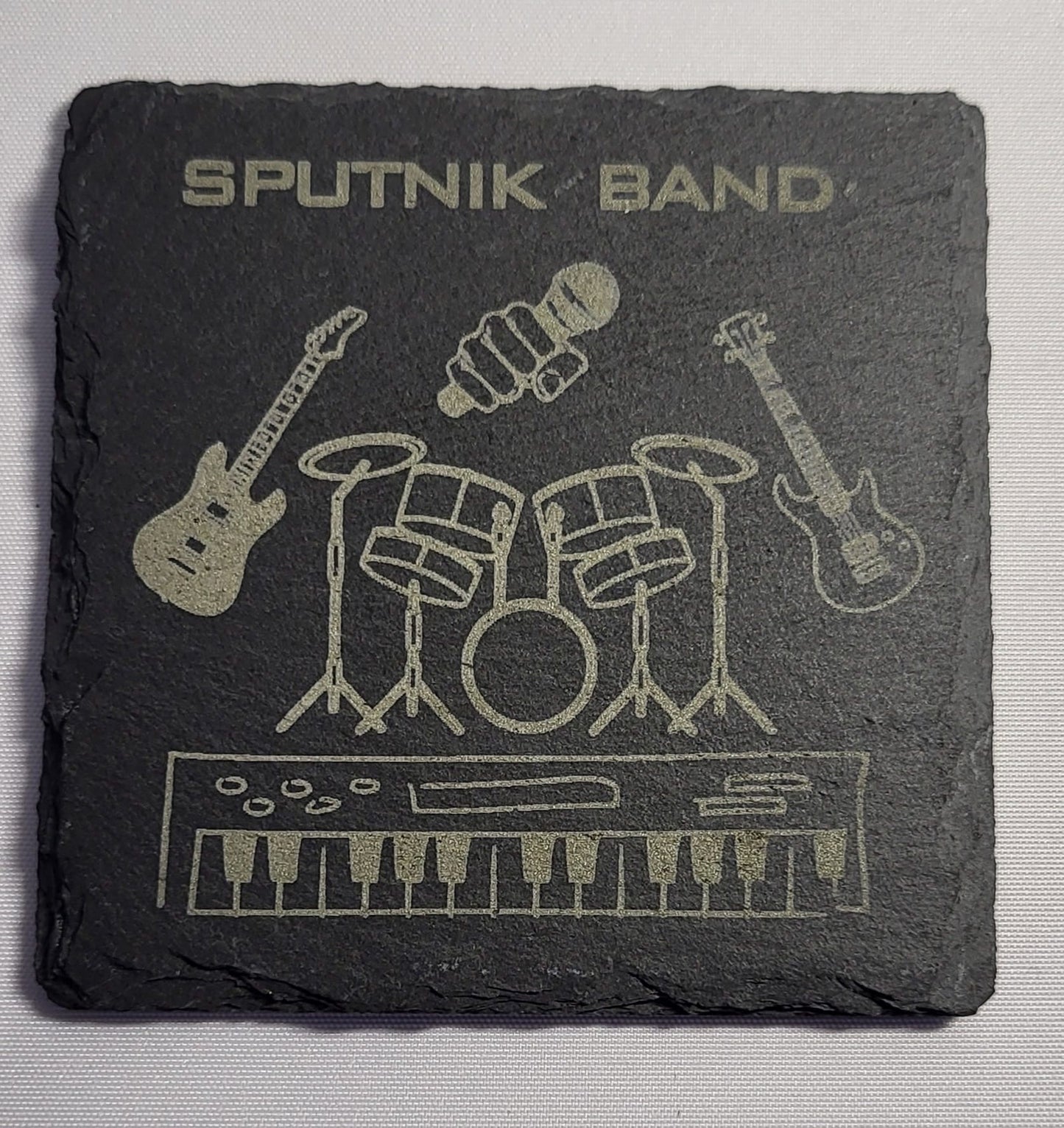 Schiefer Untersetzer mit Ihrem Bild (Beispiel) Galerie