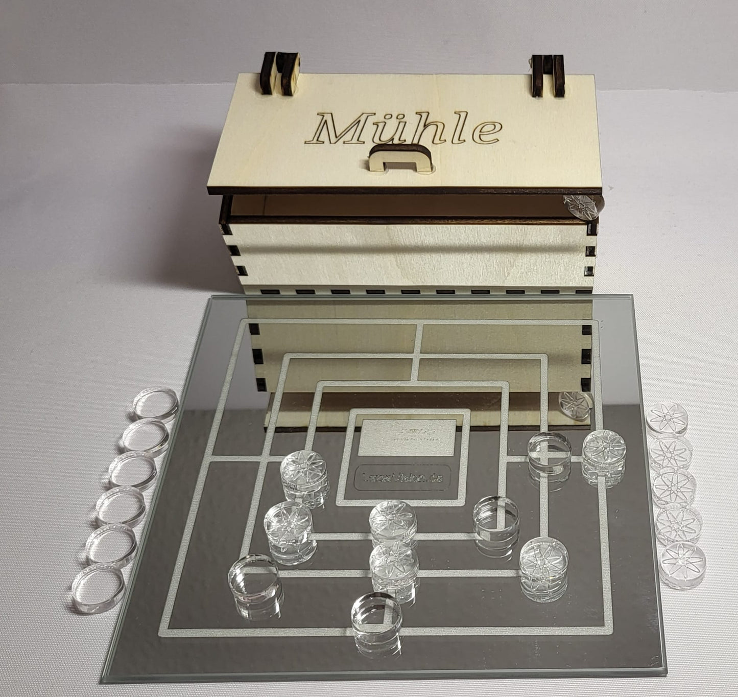 LED Mini Brettspiele - Schach/Dame/Mühle - Galerie