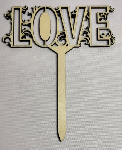 Tortenstecker aus Holz  -Personalisierbar- Galerie