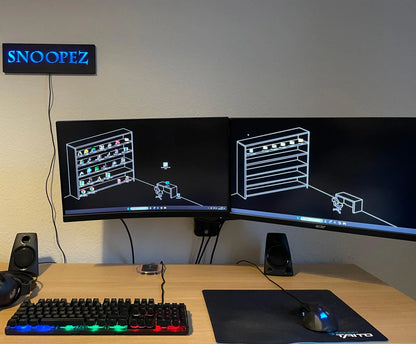 Gamer Tag LED -Personalisierbar- Galerie