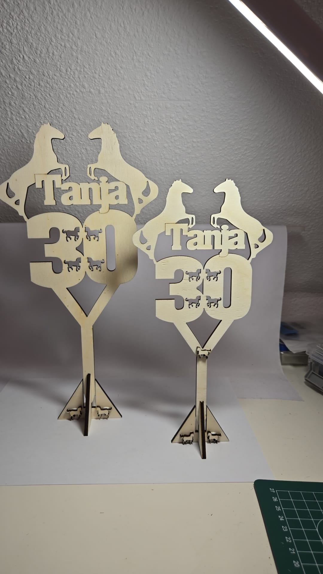 Tortenstecker aus Holz  -Personalisierbar- Galerie